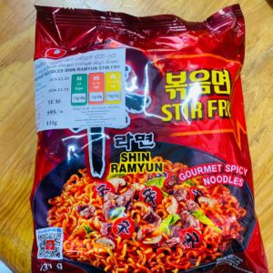Shin Ramyun Stir fry